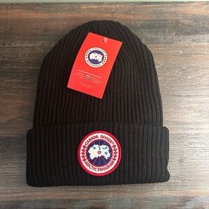 Canada Goose Arctic Program Black Knit Hat